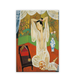 Peinture à l'huile sur toile de soie chinoise, œuvre d'art classique, faite à la main - Product Image 3