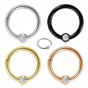 Joias de Piercing em Titânio F136 para Nariz, Segmento Articulado, Atacado - Product Image 1