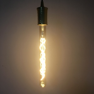 Edison-<span class=keywords><strong>Ampoule</strong></span> LED T10/T30, 300mm, longue longueur, <span class=keywords><strong>ampoule</strong></span> spirale, filament LED, 4W, gradable, 220/240V E27, <span class=keywords><strong>ampoule</strong></span> <span class=keywords><strong>vintage</strong></span>, ambre - Product Image 2