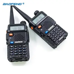 3-5Km Terbaik UHF VHF 2 Way Walkie Talkie Baofeng UV5R 5 W Ham Radio UV-5R