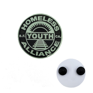 Un círculo puede grabado como regalos personalizados esmalte solapa Pin - Product Image 2