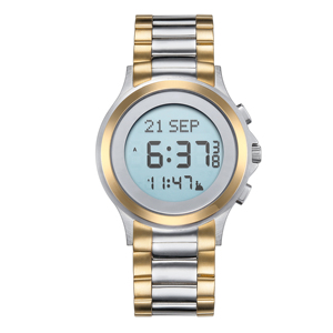 Meilleures ventes 2025 <span class=keywords><strong>Heures</strong></span> <span class=keywords><strong>de</strong></span> prière mondiales Azan Religieux Coran Montre résistante à l'eau Alfajr Montre <span class=keywords><strong>de</strong></span> prière islamique musulmane - Product Image 1