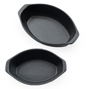 Fabricantes de alta calidad de estilo chino de cerámica horno pan precio barato porcelana negro microondas placa - Product Image 2