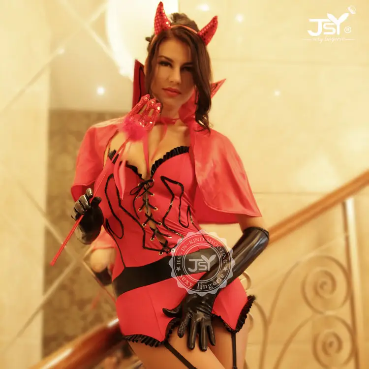 Diablo Parte podrá llorar cosplay traje de diablo