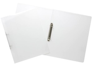 Heavy Duty Transparent A4 PP 2-Ring <strong>Binder</strong> File <strong>Folder</strong> for Office School Stationery - Product Image 2