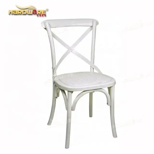 Cheap price wedding party event outdoor garden solid wooden x back chairs