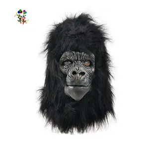 Deluxe Rubber Halloween Party Animal Head Gorilla Masks HPC-0426