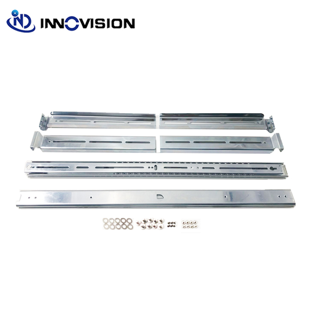 19inch Rackmount Dynamic Three-section Sliding Guide Rail Kits for 1u 2u 3u 4u Rack Server with Rail Screw Holes