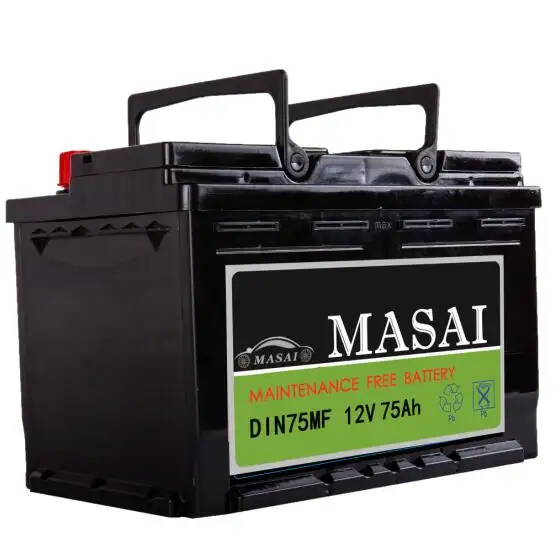 DIN 70 DIN 75AH più poco costoso di trasporto libero di Marca OEM di fabbrica Senza Manutenzione auto automotive auto batteria