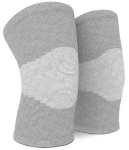 Soporte de <span class=keywords><strong>Rodilla</strong></span> Suave de Carbón de Bambú (Par) - Manga de Compresión Ligera y Transpirable para Artritis, Tendinitis y Correr # ZTHX - Product Image 1