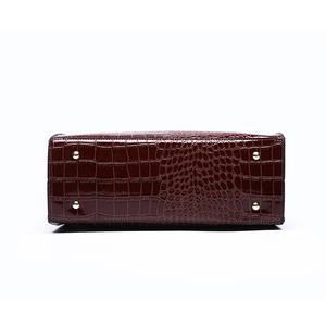 定制批发个性化品牌手提包手提包奢华鳄鱼纹女包 - Product Image 4