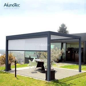 <span class=keywords><strong>Prix</strong></span> motorisé chinois imperméable extérieur de <span class=keywords><strong>prix</strong></span> de gazebo de jardin de toit de <span class=keywords><strong>Louvre</strong></span> - Product Image 4
