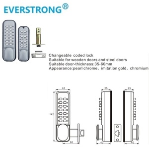 Everstrong Khóa Số Kết Hợp Không Chìa Khóa G026S Với Bàn Phím Hai Mặt Khóa Cửa Cơ Kỹ Thuật Số - Product Image 2