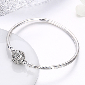 Bracciali Delicati Qings con <span class=keywords><strong>Sfere</strong></span> in <span class=keywords><strong>Argento</strong></span> Sterling 925 e Zirconi Bianchi - Product Image 4