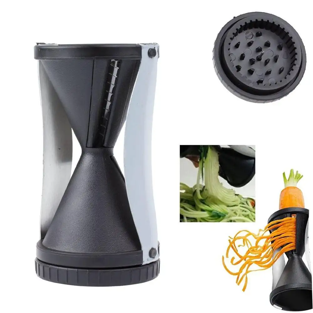 Spiralizer Julienne Cortador espiral Vegetal Slicer Cortador Cenouras