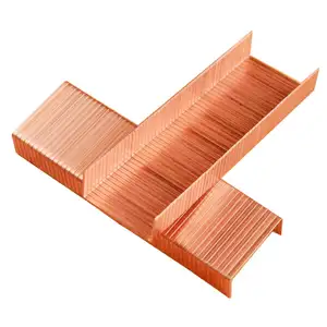 3215 copper Pneumatic Carton Close Staples for Packaging