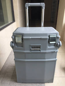 스탠리 팻맥스 스타일 적층형 트롤리 공구함 플라스틱 이동식 롤러 공구함 맞춤 색상 가능 - Product Image 5