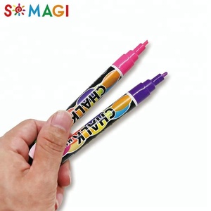 Écriture fluide 3mm <span class=keywords><strong>feutre</strong></span> lavable 8 couleurs ensemble de marqueurs à la <span class=keywords><strong>craie</strong></span> <span class=keywords><strong>liquide</strong></span> - Product Image 3