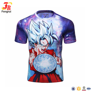 Nueva llegada de <span class=keywords><strong>Dragon</strong></span> <span class=keywords><strong>Ball</strong></span> <span class=keywords><strong>Z</strong></span> <span class=keywords><strong>ropa</strong></span> Goku Vegeta 3D Anime Fitness camisetas - Product Image 2