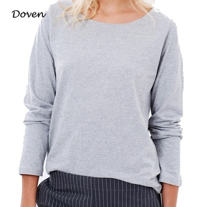 Personalizado ropa de <span class=keywords><strong>mujer</strong></span> en blanco camisas de manga larga - Product Image 1