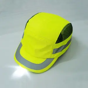 Baseball Bump Cap Hard Hat Safety Helmet with short brim short visor