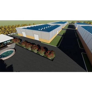 Estructura de acero integrada de uso con <span class=keywords><strong>taller</strong></span> de almacén y área de oficina - Product Image 1