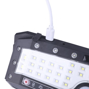 2024 wason New ngoài trời 57 LED năng lượng mặt trời vườn tường ánh sáng siêu sáng 4 Chế độ USB sạc chuyển động kích hoạt An ninh ánh sáng - Product Image 5