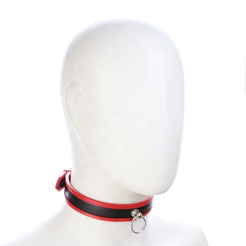 Anneau de cou de Collier Roleplay Réglable Ceinture Esclave SM Bondage