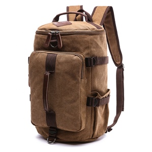 personalizado senderismo Camping <span class=keywords><strong>mochila</strong></span> <span class=keywords><strong>militar</strong></span> de Color sólido hombres deportes viaje bolso de la lona <span class=keywords><strong>mochila</strong></span> - Product Image 4