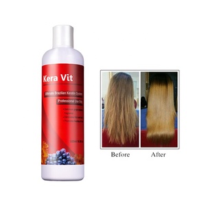 Crema relajante de queratina para el cabello, tratamiento complejo alisador del cabello negro - Product Image 3