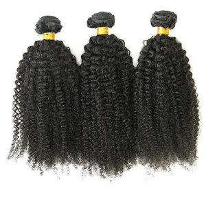 8 a 30 pulgadas brasileño de la Virgen 3 paquetes de pelo rizado tejer la extensión del cabello humano para la venta - Product Image 1