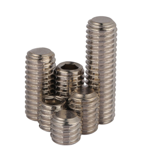 DIN916 Flat Set <strong>Screw</strong> 304 Stainless Steel Inner Hexagon Socket Set <strong>Screws</strong> with Flat Point Headless <strong>Grub</strong> <strong>Screw</strong> - Product Image 4