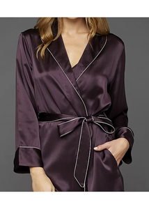 <span class=keywords><strong>MGOO</strong></span> de pijama de seda pijamas mujeres de dama de honor trajes manga larga mancha ropa de dormir - Product Image 2