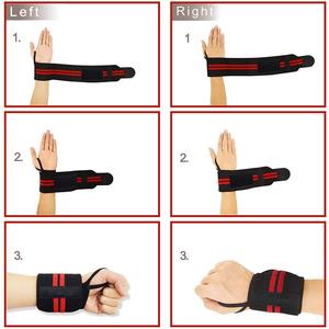 Muñequeras para los hombres y las mujeres de levantamiento de entrenamiento de fuerza - Product Image 5