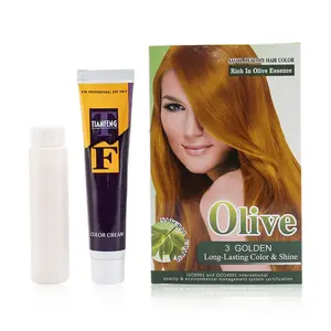 Оливковая краска для волос крем для волос