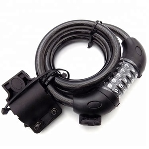 Durable En Plastique Matériel 5 Chiffres Coloré Vélo De Verrouillage par Chaîne 1.5 m Long Cadenas de Sécurité - Product Image 4
