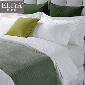Sham balfour hotel de cama sábanas de lino 100% <span class=keywords><strong>en</strong></span> ropa de cama de hotel blanco b tejido de algodón manta de cama de hotel - Product Image 5