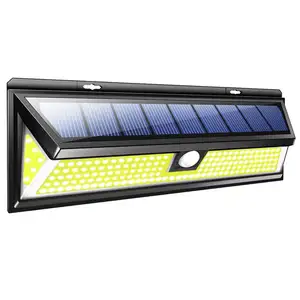 Applique murale led solaire imperméable avec interrupteur tactile, détecteur de mouvement, nouveau Design, idéal pour un jardin