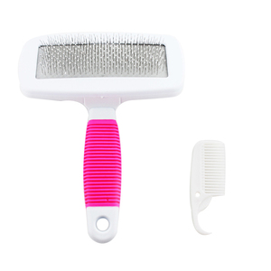 <span class=keywords><strong>Precio</strong></span> de fábrica al por mayor de plástico Anti pulgas de aseo de mascotas peine cepillo - Product Image 4