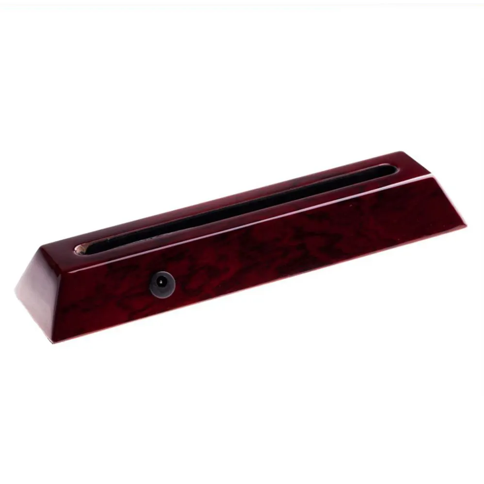 Factory price Piano Red lacquer wooden acrylic led light bases crafts