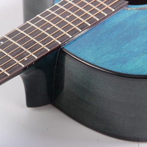 Bán Buôn Handmade Chất Lượng Cao Chuyên Nghiệp Rắn Sitka Spruce <span class=keywords><strong>Top</strong></span> Sapele Trở Lại Đầy Màu Sắc 6 12 Chuỗi Dân Gian 41Inch Acoustic Guitar - Product Image 4