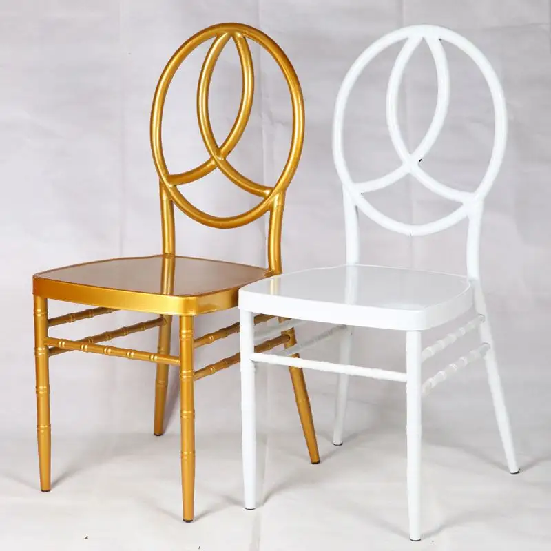 Новый стиль металлический золотой стул для банкета свадьбы вечеринки