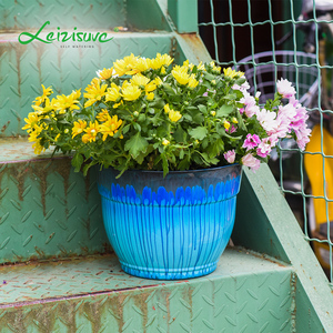 Leizisure moderno barato de plástico de la flor macetas y jardineras macetas para plantas - Product Image 1