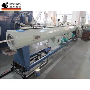 2024 Shanghai SWAN single-screw PE plastic pipe extruding production line