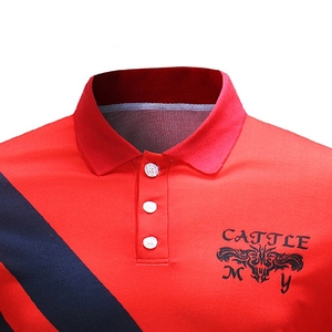 <span class=keywords><strong>Nuevo</strong></span> color sólido casuales de los hombres camisetas de gran tamaño de logotipo personalizado camisa de <span class=keywords><strong>polo</strong></span> - Product Image 6