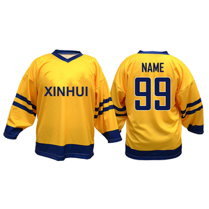 Digital printing youth reversible team Ice hockey jersey with Oem service - Product Image 6