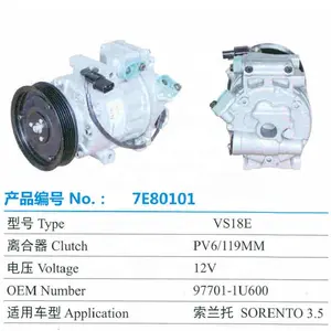 Auto Airconditioning Compressor gebruik voor KIA SORENTO 3. 5 OEM NO.977011U600