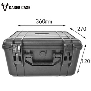 Estuche Rígido de Plástico Impermeable IP67 DPC052 para Herramientas, Estuche de Plástico para Cámara para Exteriores, 360*270*120 mm - Product Image 1