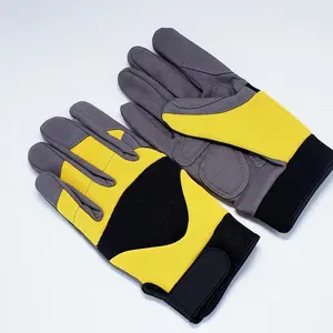 Gloveman outdoor anti vibration chore mechanic hand drilling safety work gloves with great girp