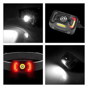 <span class=keywords><strong>Lampe</strong></span> <span class=keywords><strong>frontale</strong></span> rechargeable à double LED, lumière très brillante, idéal pour le Camping, la course à pied, la randonnée et l'extérieur - Product Image 2